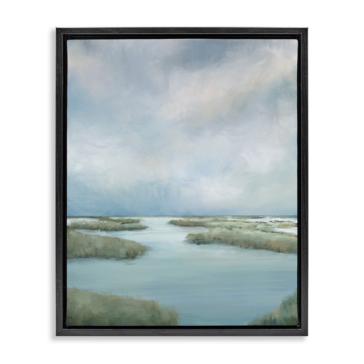 Stupell Industries Hazy Marsh Land View Floating Frame, design by Leah Noel Art